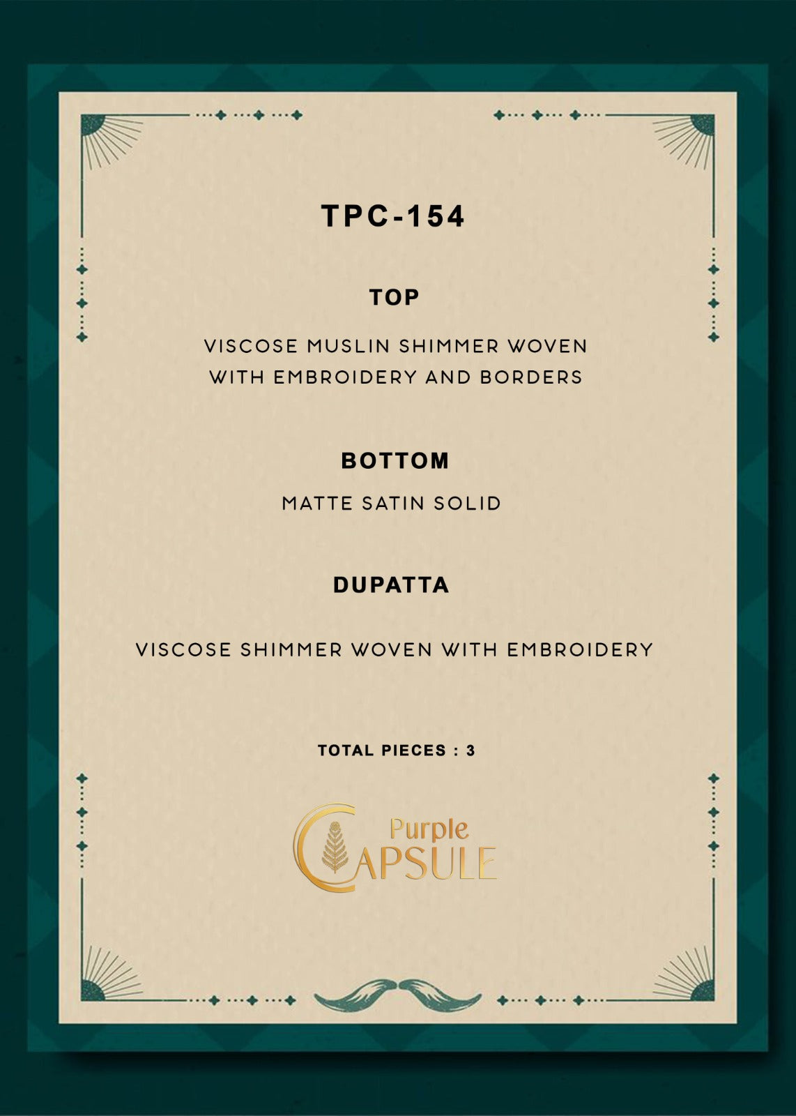 Tpc 154 Geometric Motifs Varshaa Viscose Muslin Plazzo Style Suits Manufacturer Gujarat