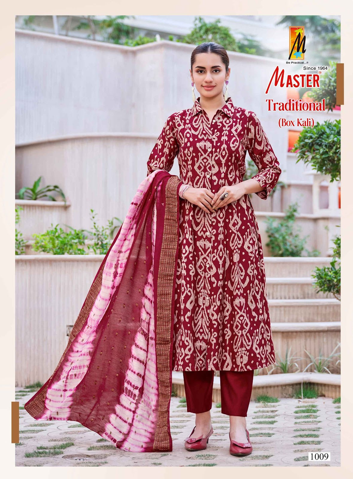 Traditional Box Kali Master Gadwal Readymade Anarkali Suits Manufacturer Ahmedabad