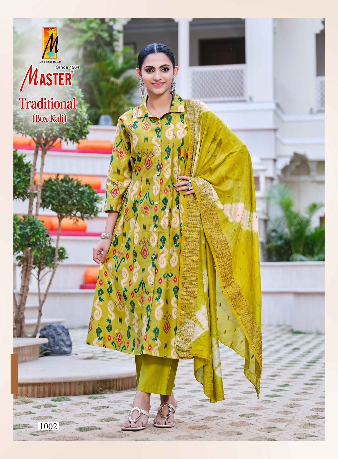 Traditional Box Kali Master Gadwal Readymade Anarkali Suits Manufacturer Ahmedabad