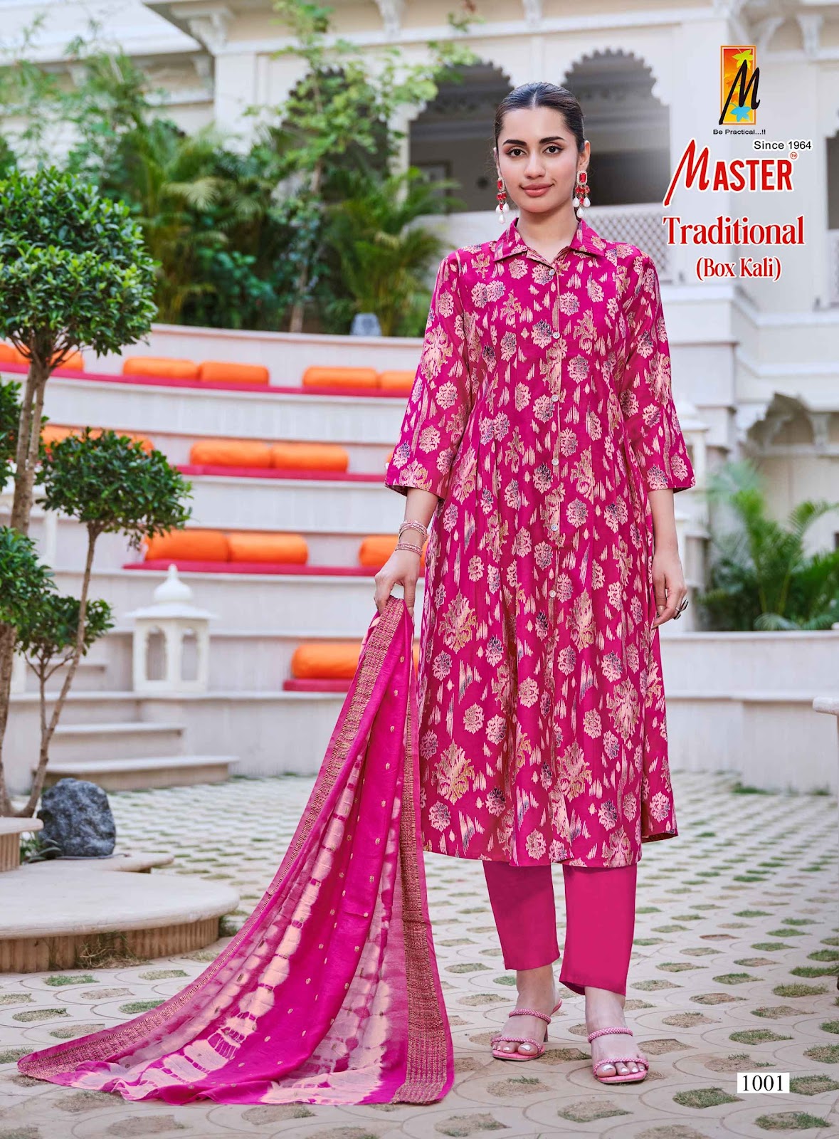Traditional Box Kali Master Gadwal Readymade Anarkali Suits Manufacturer Ahmedabad