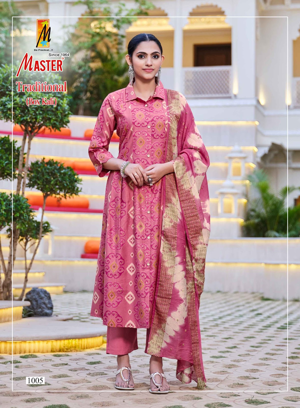Traditional Box Kali Master Gadwal Readymade Anarkali Suits Manufacturer Ahmedabad