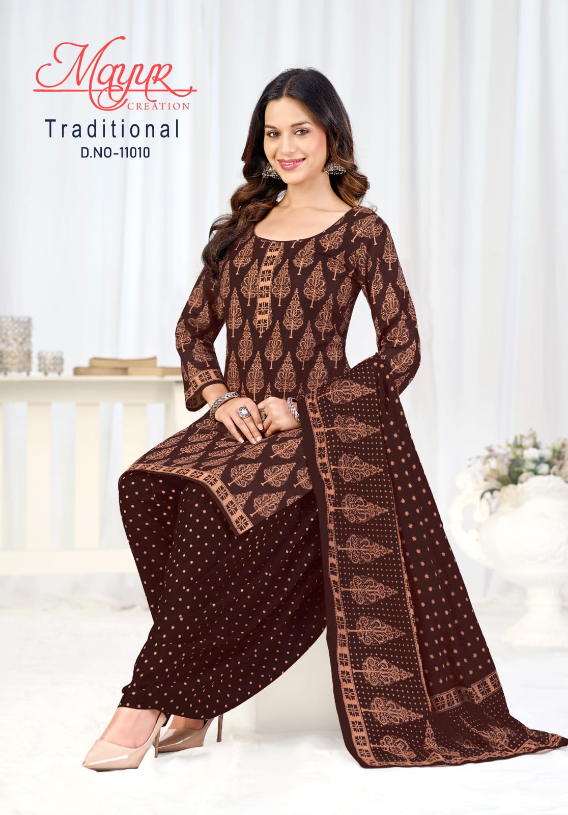 Traditional Vol 11 Mayur Creation Cotton Dress Material Wholesaler