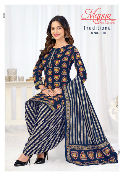 Traditional Vol 11 Mayur Creation Cotton Dress Material Wholesaler