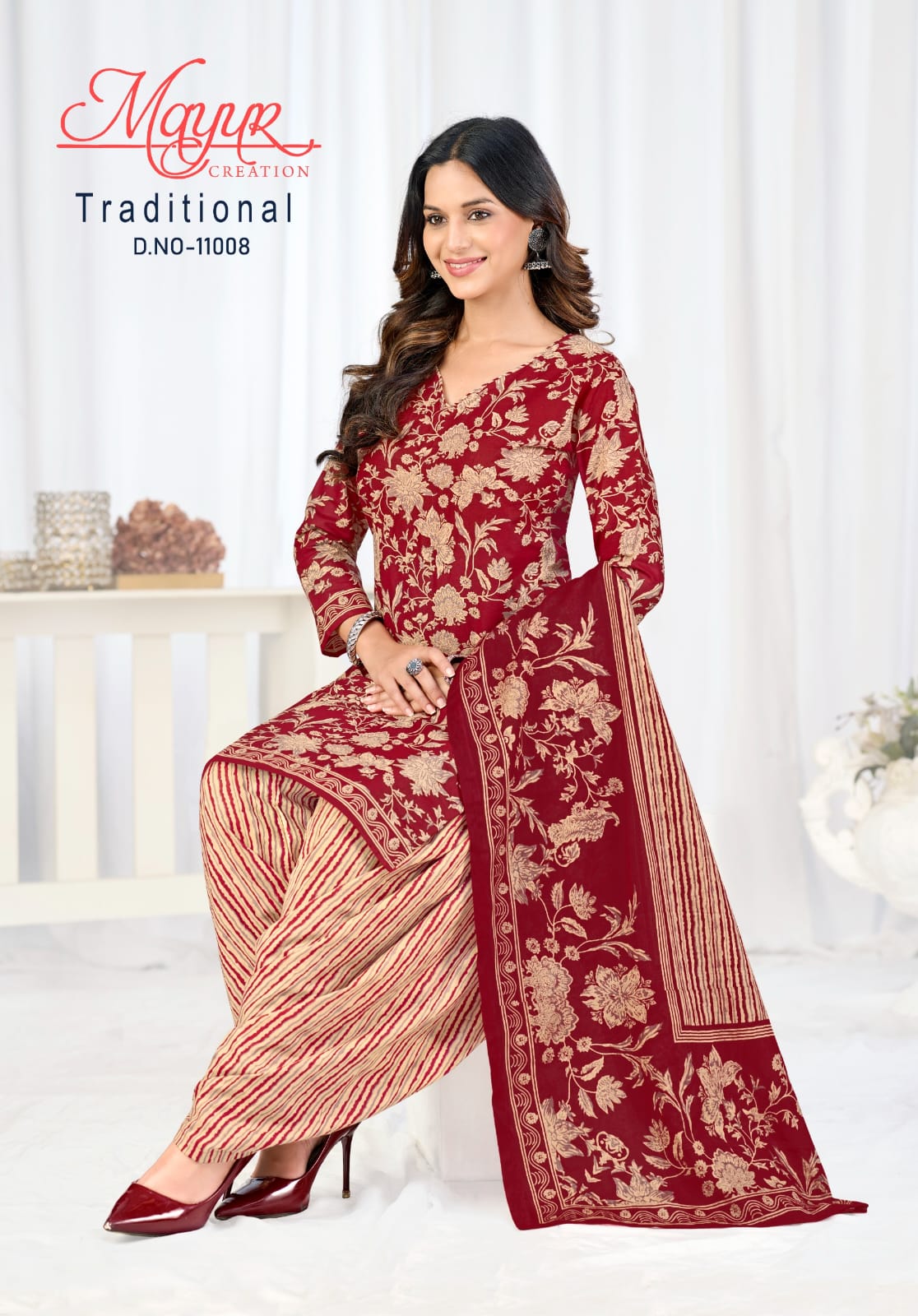 Traditional Vol 11 Mayur Creation Cotton Dress Material Wholesaler