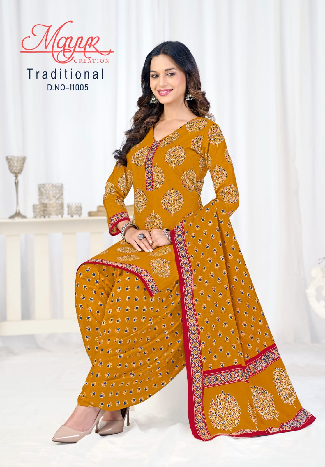 Traditional Vol 11 Mayur Creation Cotton Dress Material Wholesaler
