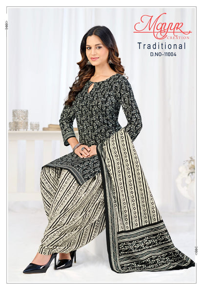 Traditional Vol 11 Mayur Creation Cotton Dress Material Wholesaler