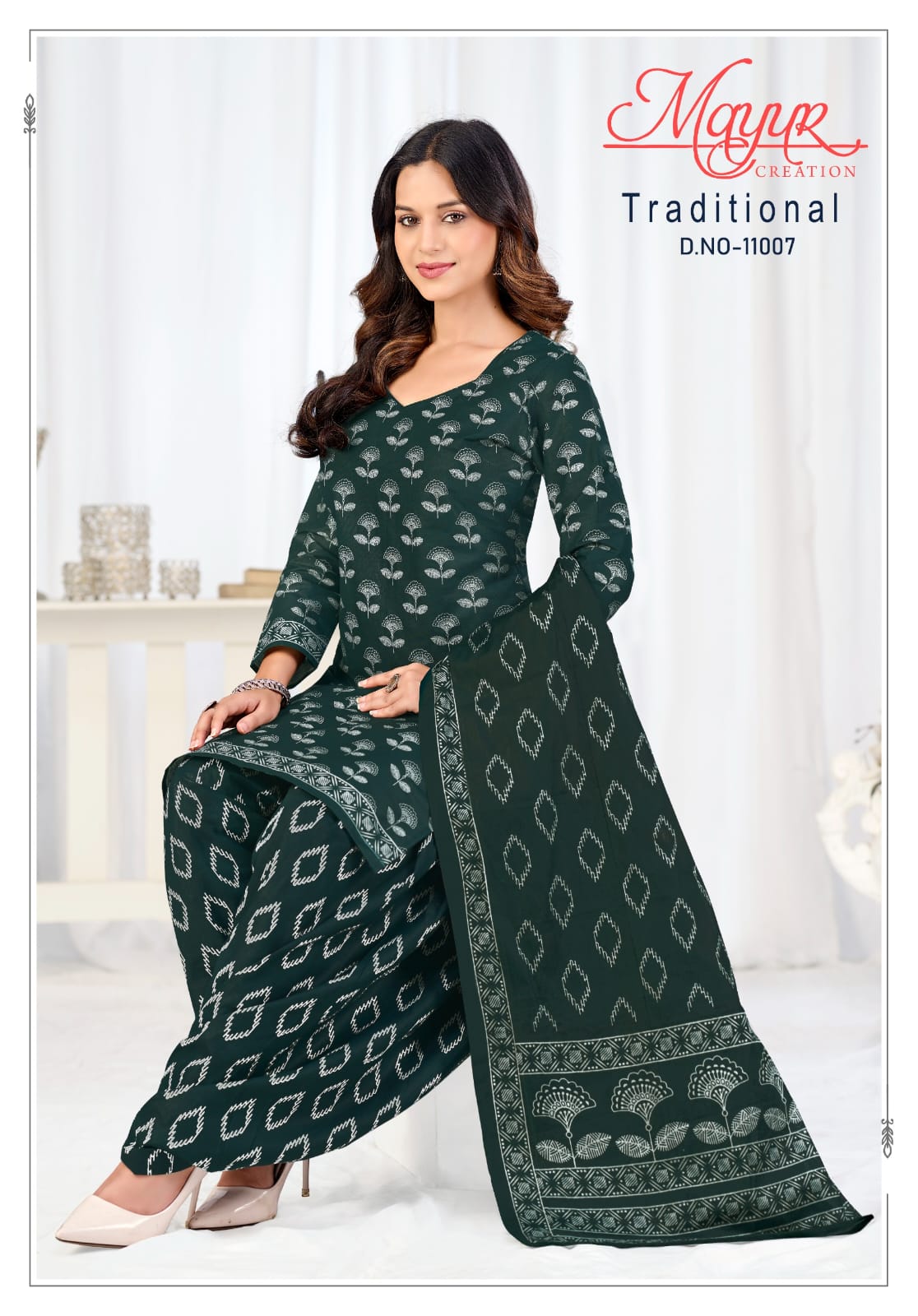 Traditional Vol 11 Mayur Creation Cotton Dress Material Wholesaler