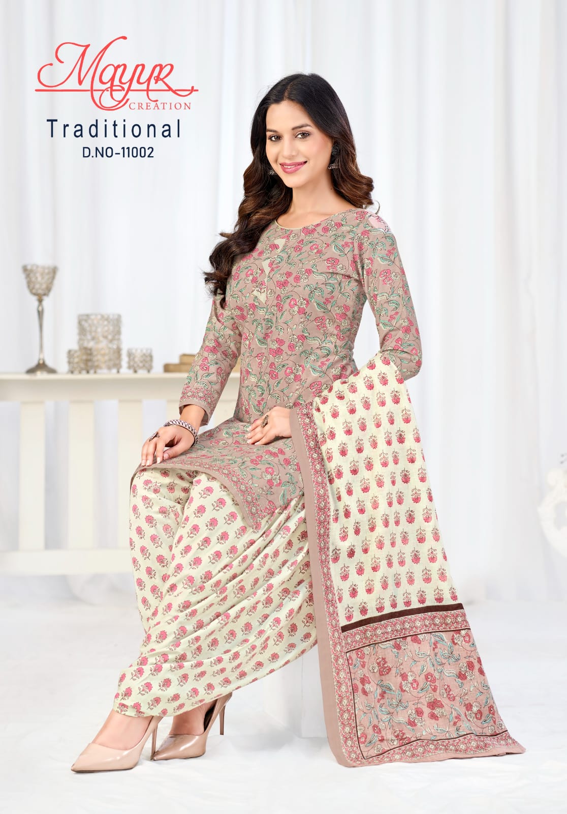 Traditional Vol 11 Mayur Creation Cotton Dress Material Wholesaler