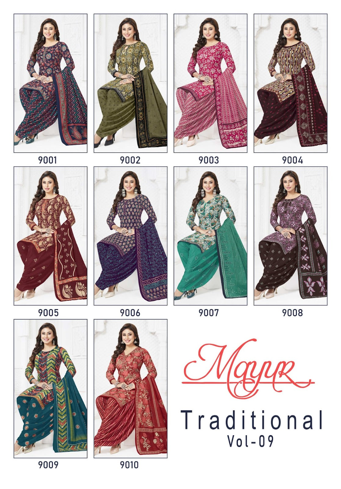Traditional Vol 9 Mayur Creation Cotton Dress Material Wholesale Price