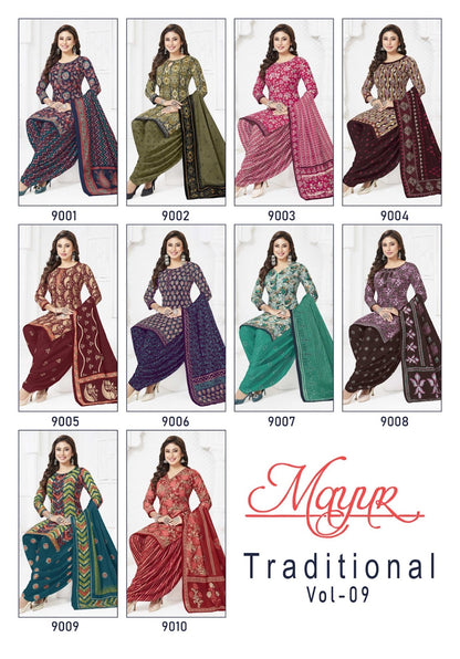 Traditional Vol 9 Mayur Creation Cotton Dress Material Wholesale Price