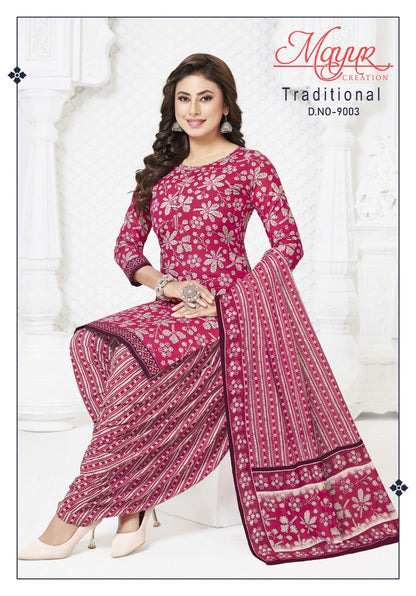 Traditional Vol 9 Mayur Creation Cotton Dress Material Wholesale Price
