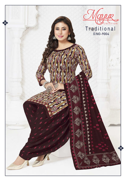 Traditional Vol 9 Mayur Creation Cotton Dress Material Wholesale Price