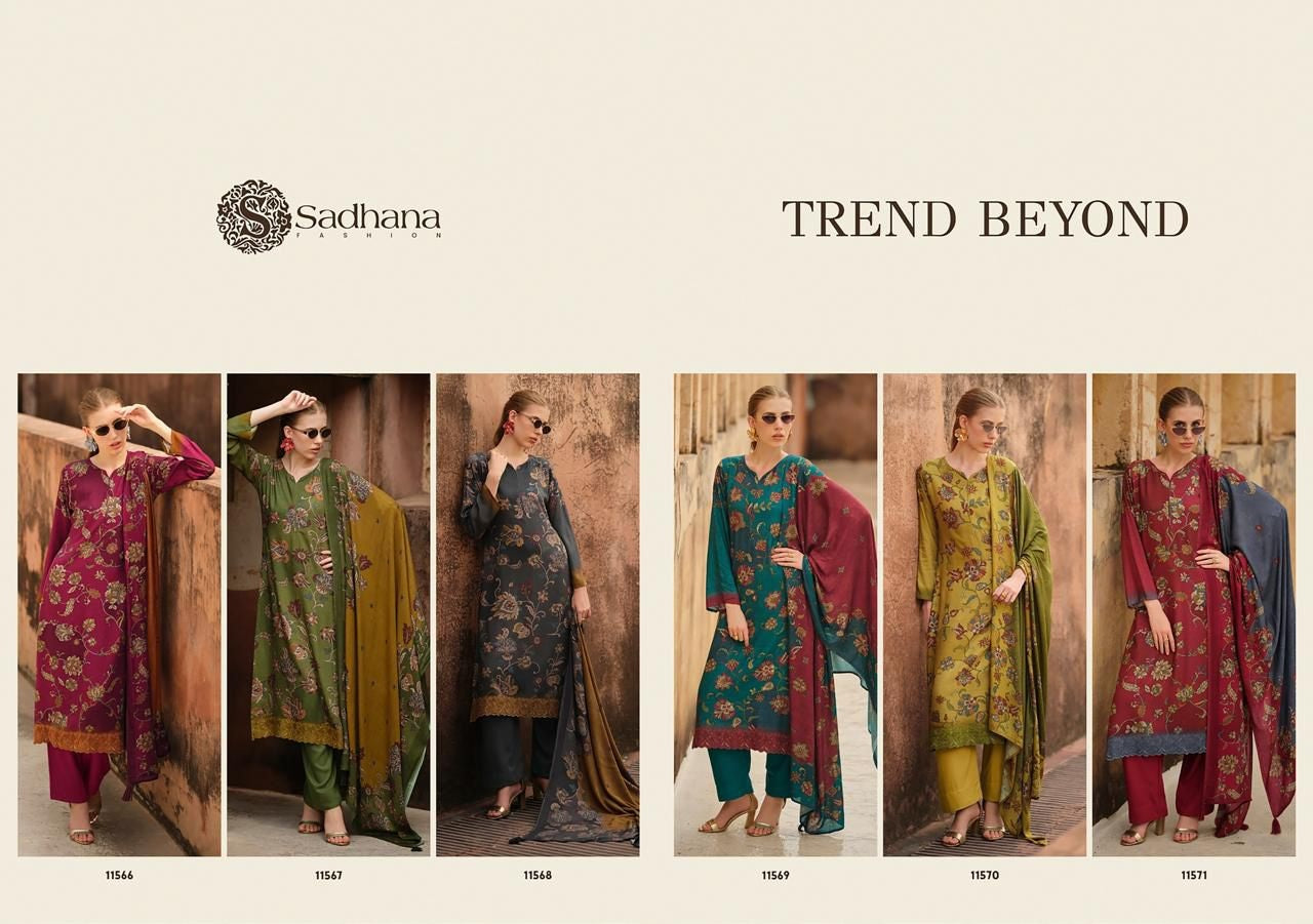 Trend Beyond Sadhana Viscose Pashmina Suits Wholesale