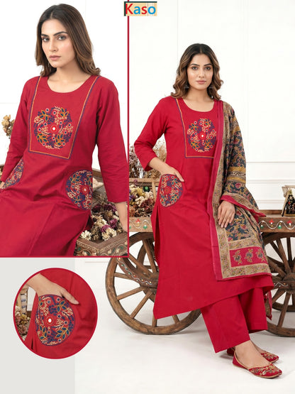 Trending 2503 Kaso Cotton Readymade Pant Style Suits Supplier Ahmedabad