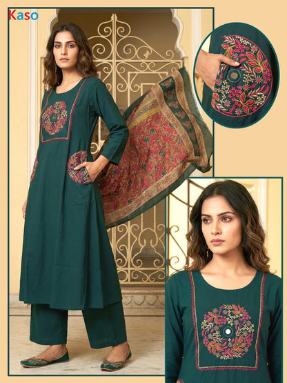 Trending 2503 Kaso Cotton Readymade Pant Style Suits Supplier Ahmedabad
