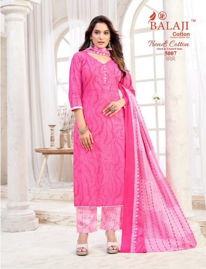 Trends Cotton Vol 5 Balaji Readymade Cotton Pant Suits Wholesale Rate