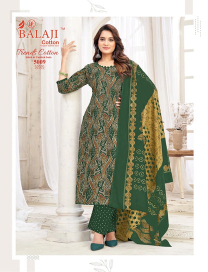 Trends Cotton Vol 5 Balaji Readymade Cotton Pant Suits Wholesale Rate