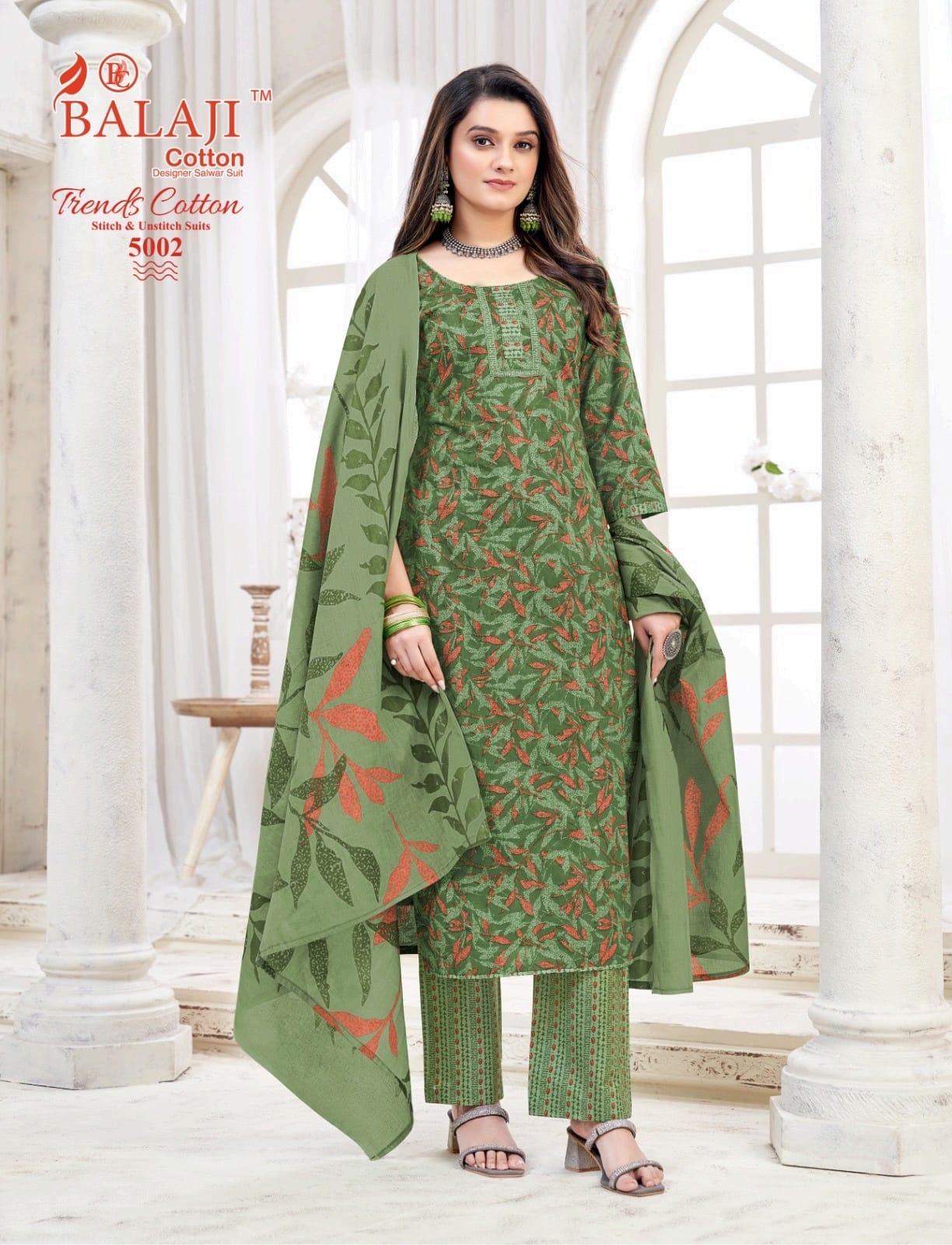 Trends Cotton Vol 5 Balaji Readymade Cotton Pant Suits Wholesale Rate