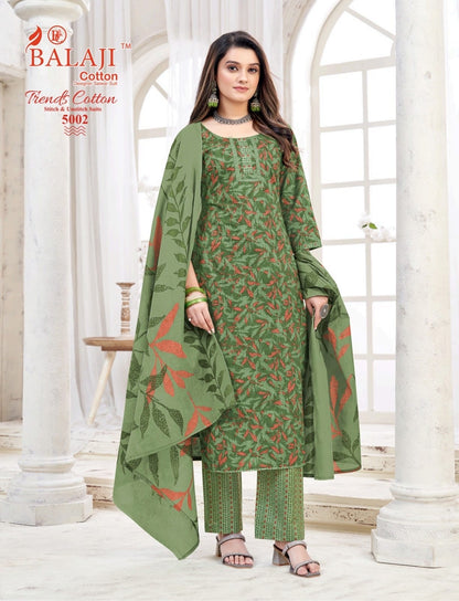Trends Cotton Vol 5 Balaji Readymade Cotton Pant Suits Wholesale Rate