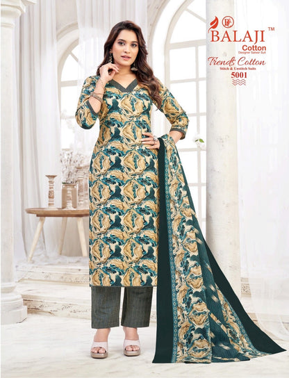 Trends Cotton Vol 5 Balaji Readymade Cotton Pant Suits Wholesale Rate