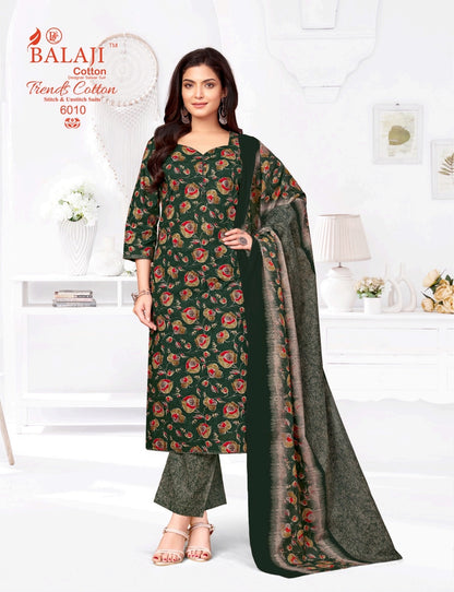 Trends Cotton Vol 6 Balaji Pant Style Suits Exporter