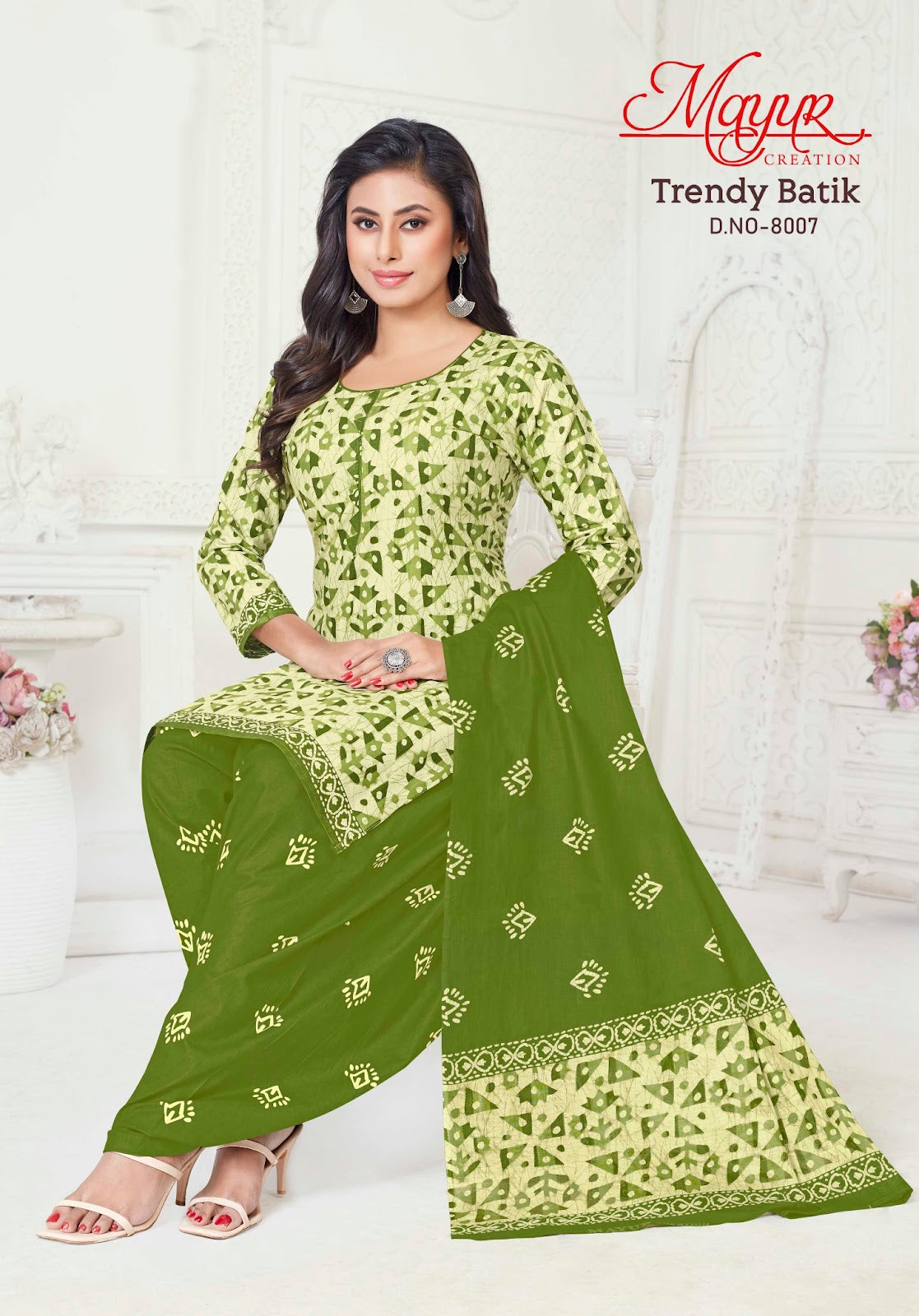 Trendy Batik Vol 8 Mayur Creation Cotton Dress Material Exporter India