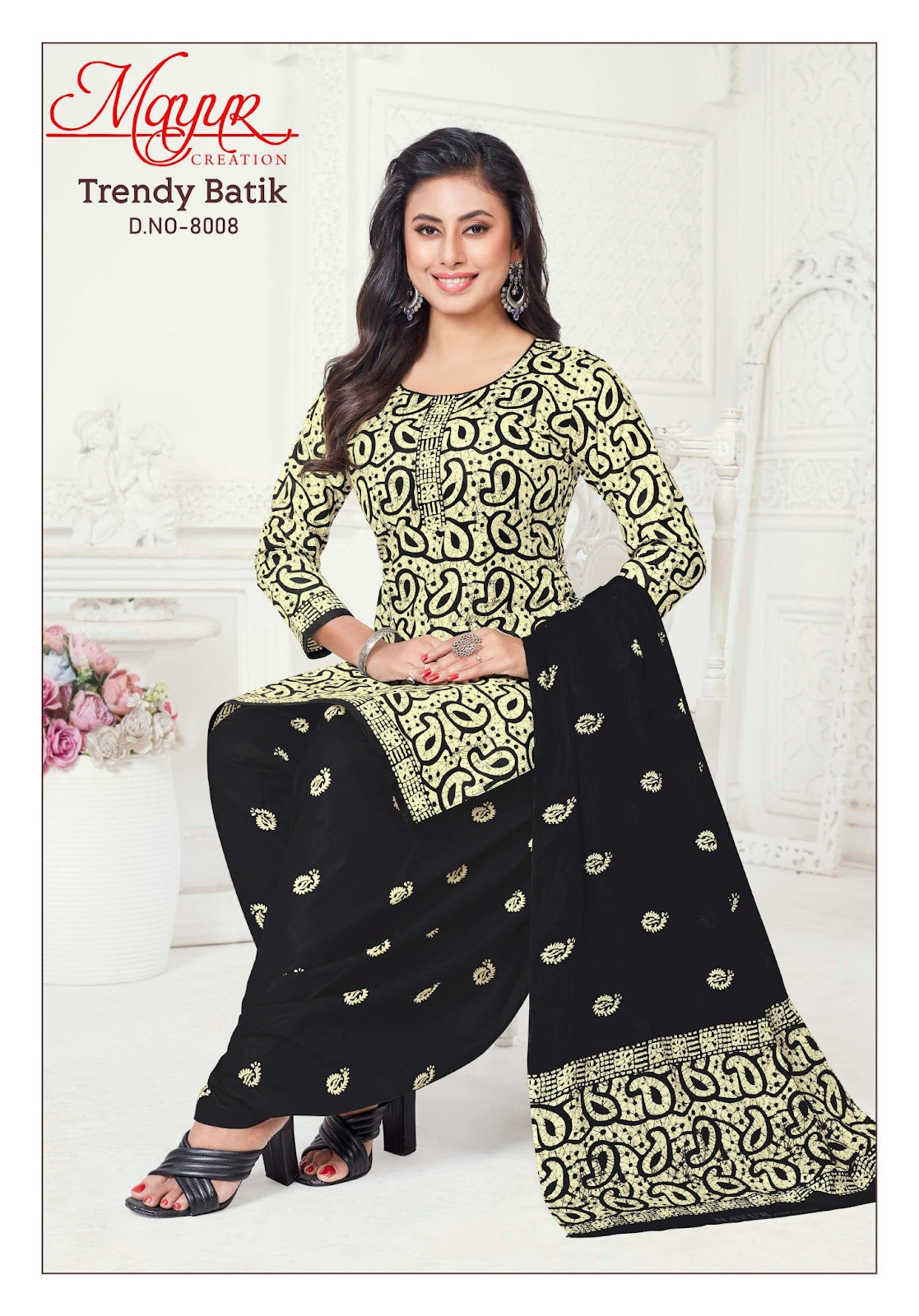 Trendy Batik Vol 8 Mayur Creation Cotton Dress Material Exporter India