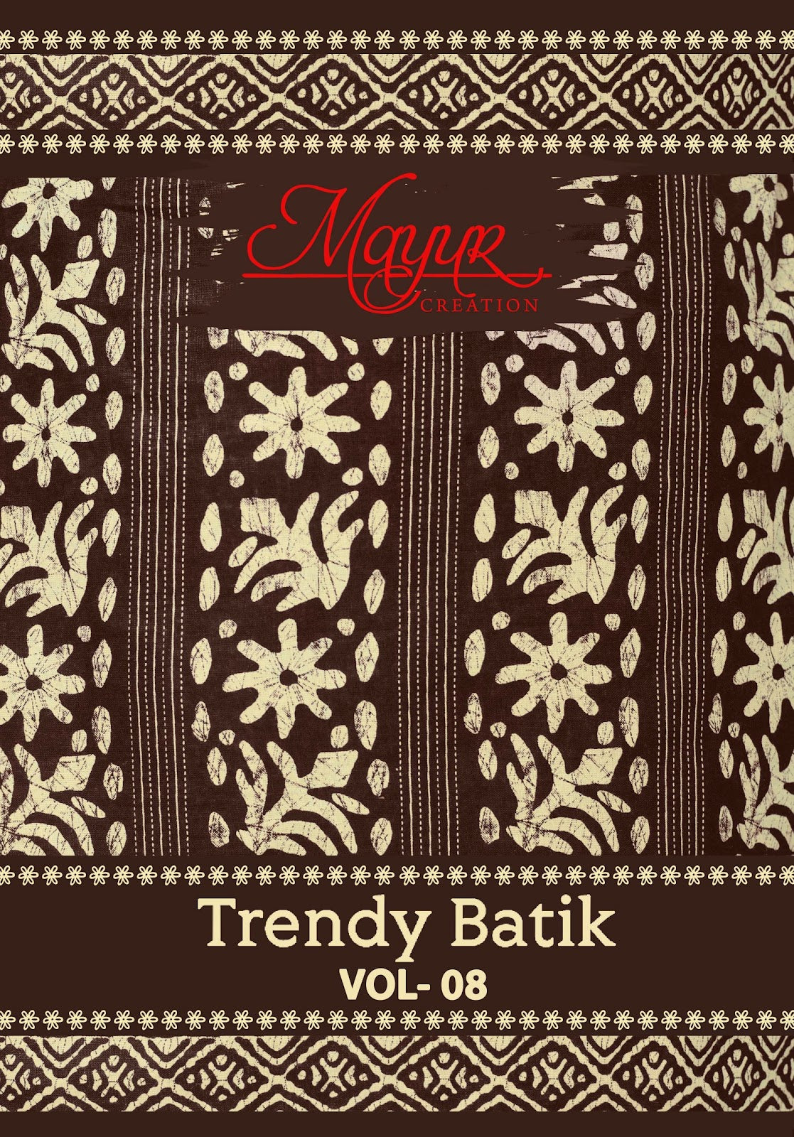Trendy Batik Vol 8 Mayur Creation Cotton Dress Material Exporter India