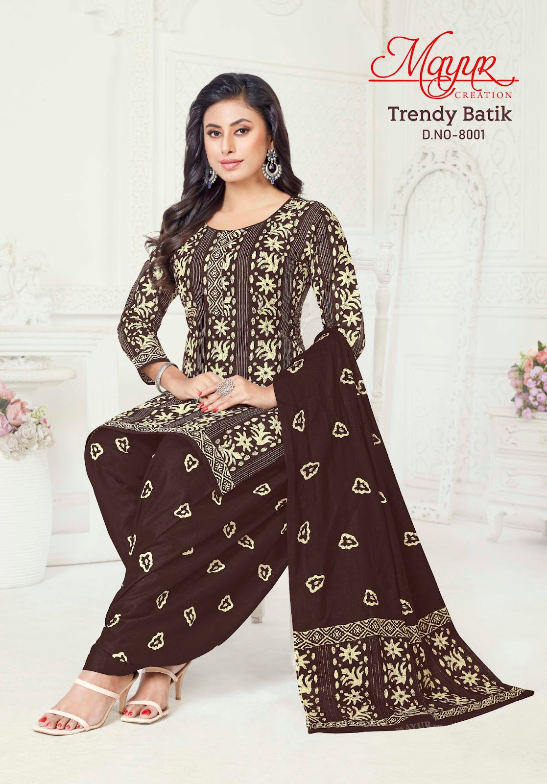 Trendy Batik Vol 8 Mayur Creation Cotton Dress Material Exporter India