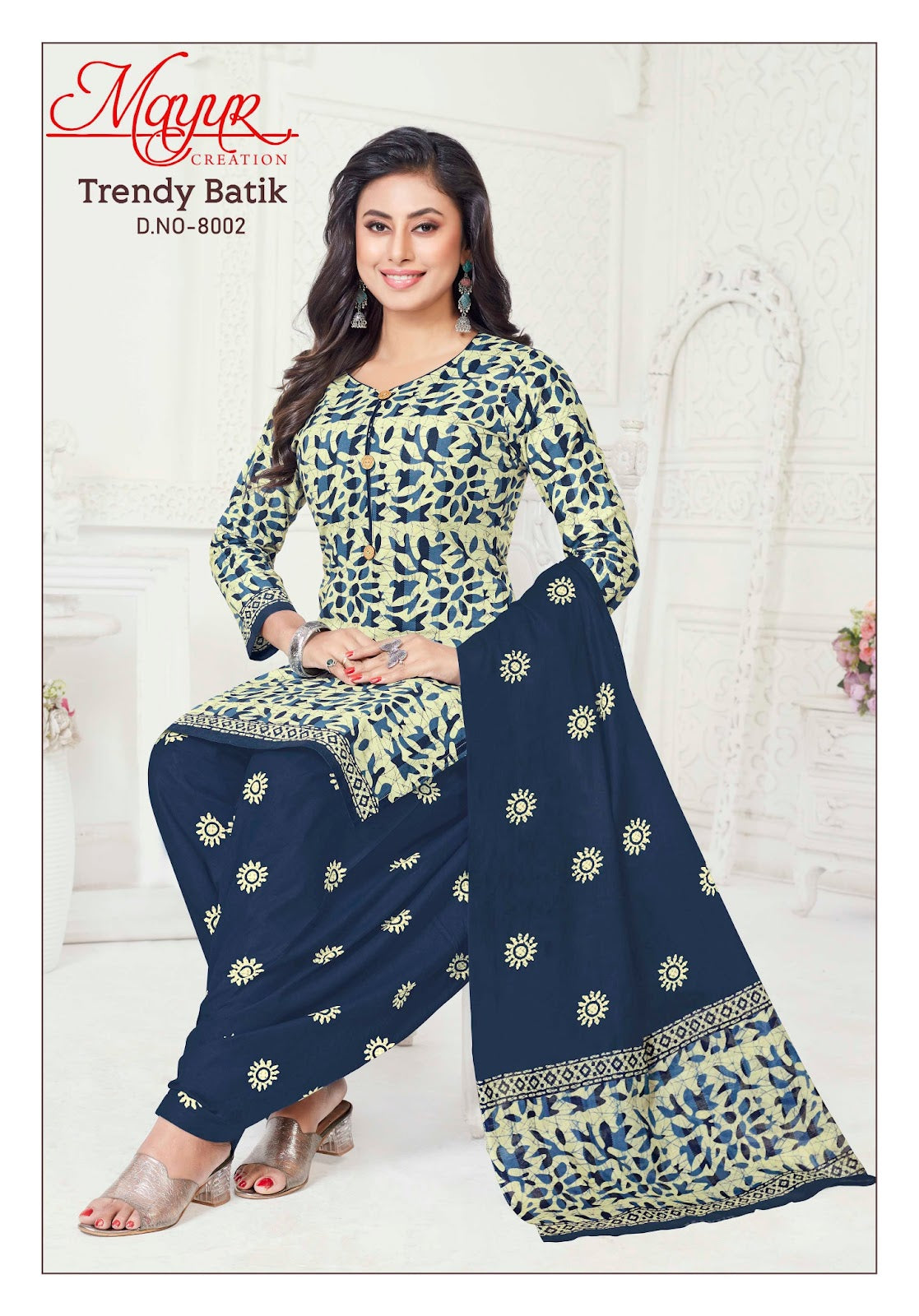 Trendy Batik Vol 8 Mayur Creation Cotton Dress Material Exporter India