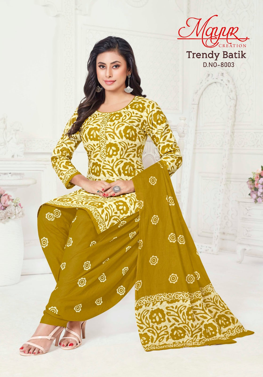 Trendy Batik Vol 8 Mayur Creation Cotton Dress Material Exporter India