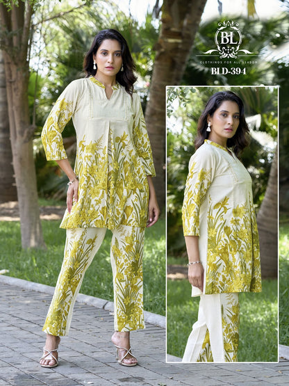 Trendy Bl Cotton Co Ord Set Wholesale Rate