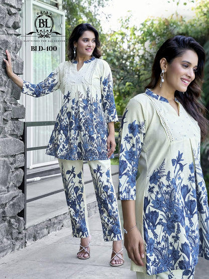Trendy Bl Cotton Co Ord Set Wholesale Rate