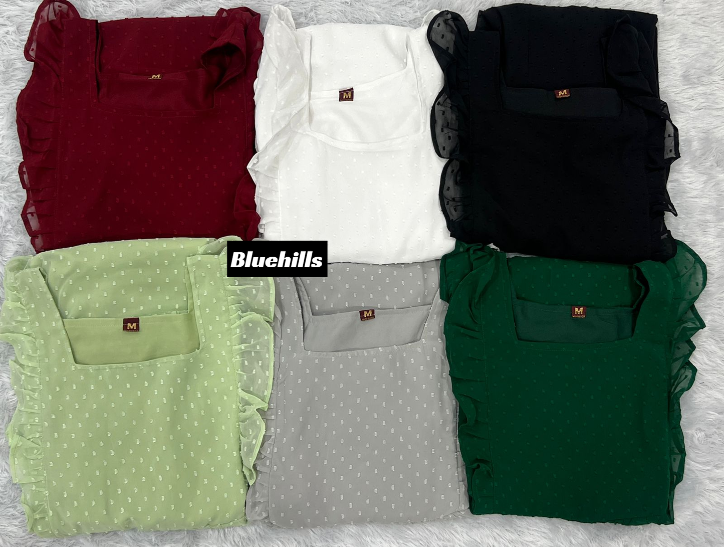 Trendy Bluehills Georgette One Piece Exporter Gujarat