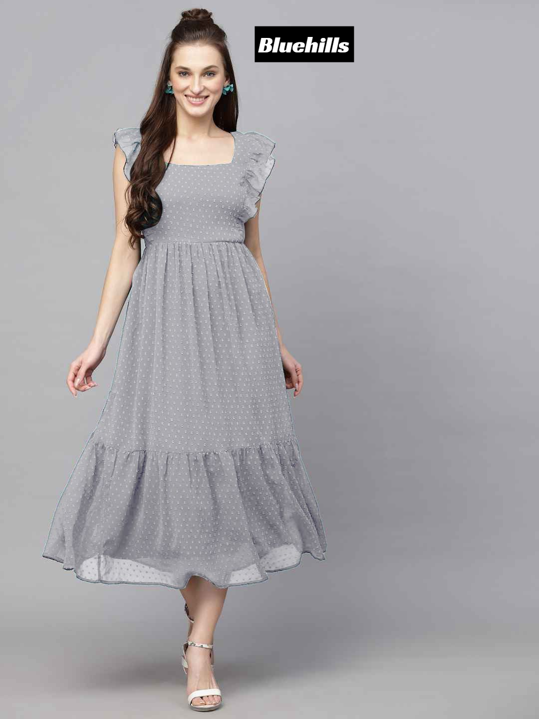 Trendy Bluehills Georgette One Piece Exporter Gujarat