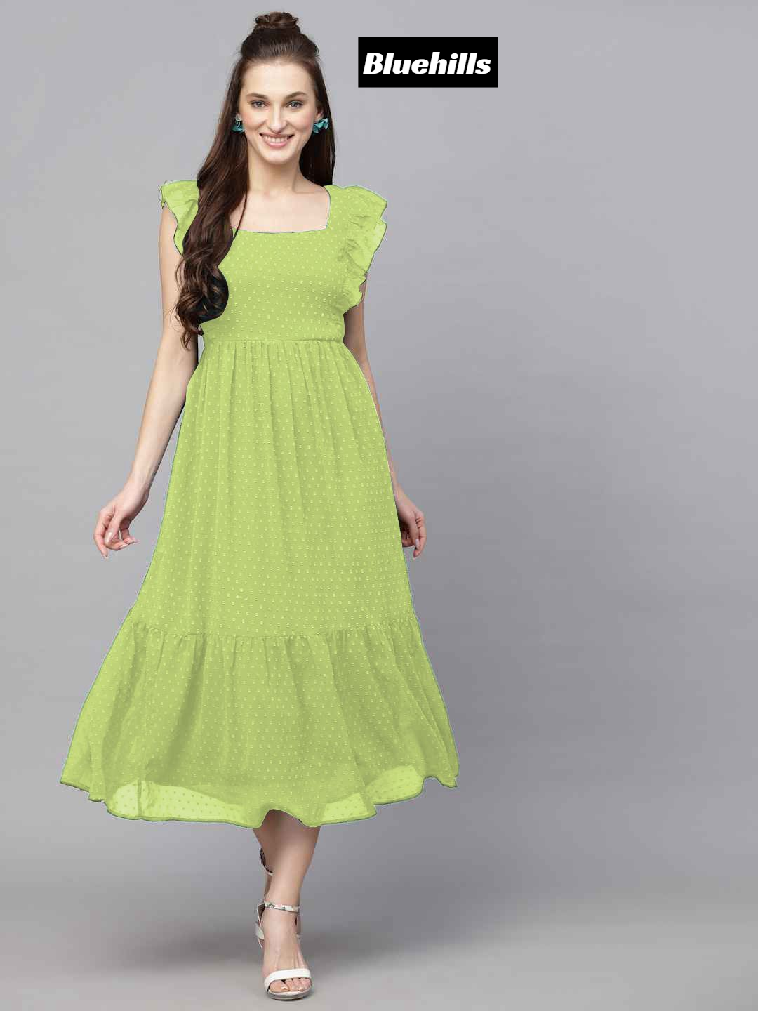 Trendy Bluehills Georgette One Piece Exporter Gujarat