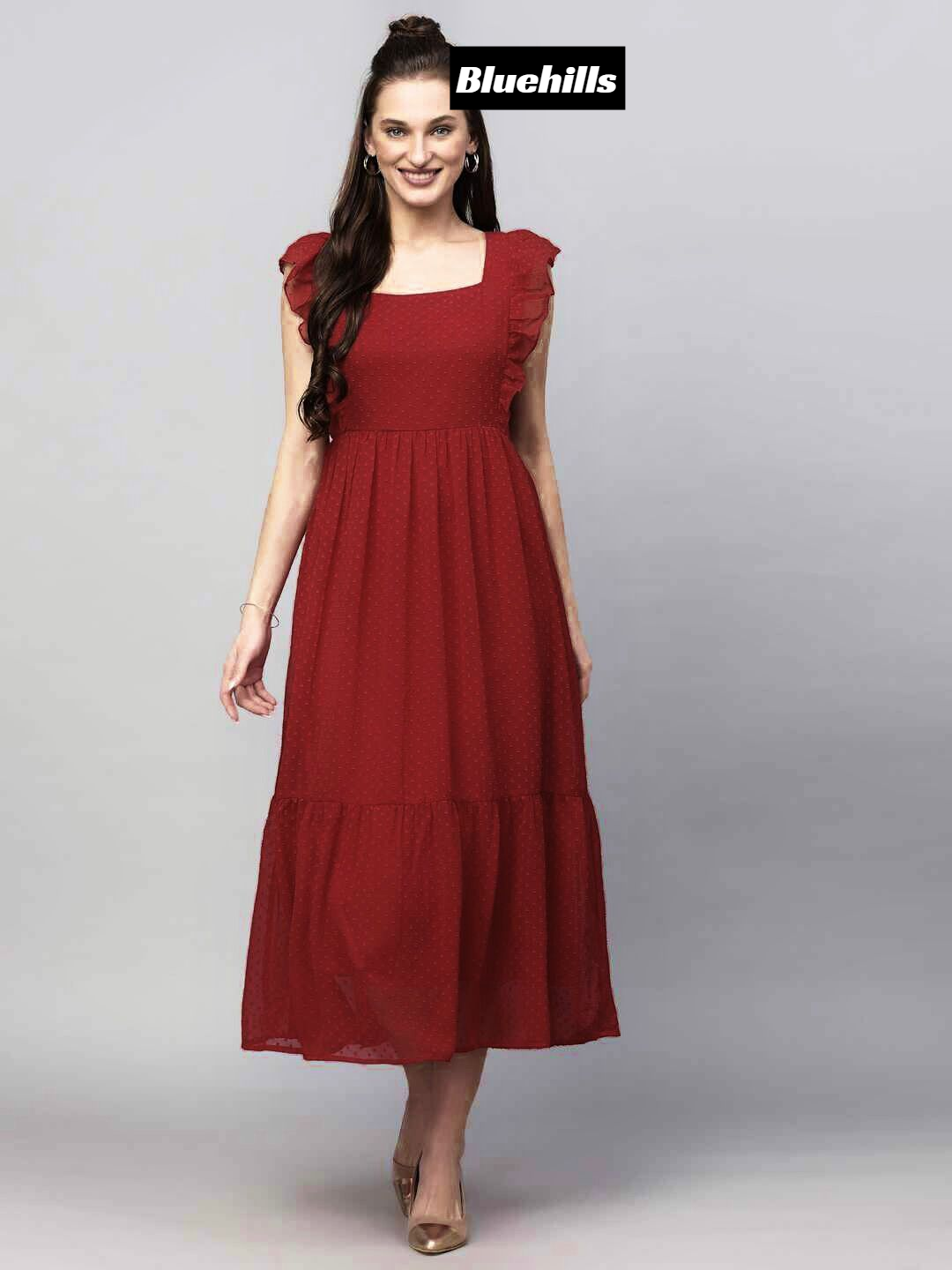 Trendy Bluehills Georgette One Piece Exporter Gujarat
