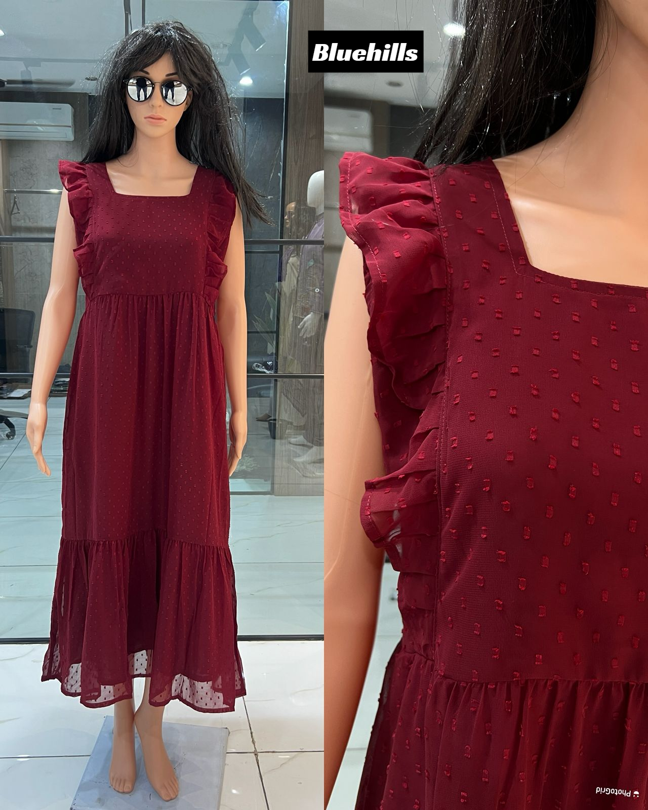Trendy Bluehills Georgette One Piece Exporter Gujarat