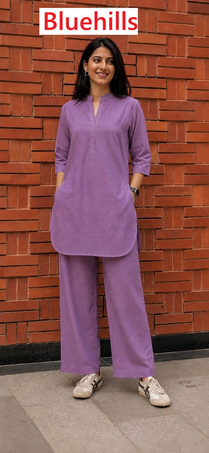 Trendy Chic Designs Bluehills Cotton Co Ord Set Wholesale Price