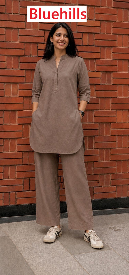 Trendy Chic Designs Bluehills Cotton Co Ord Set Wholesale Price