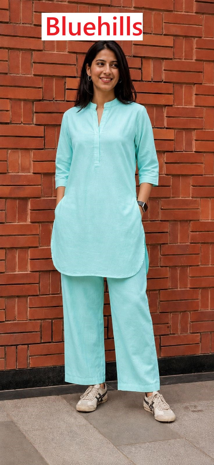 Trendy Chic Designs Bluehills Cotton Co Ord Set Wholesale Price