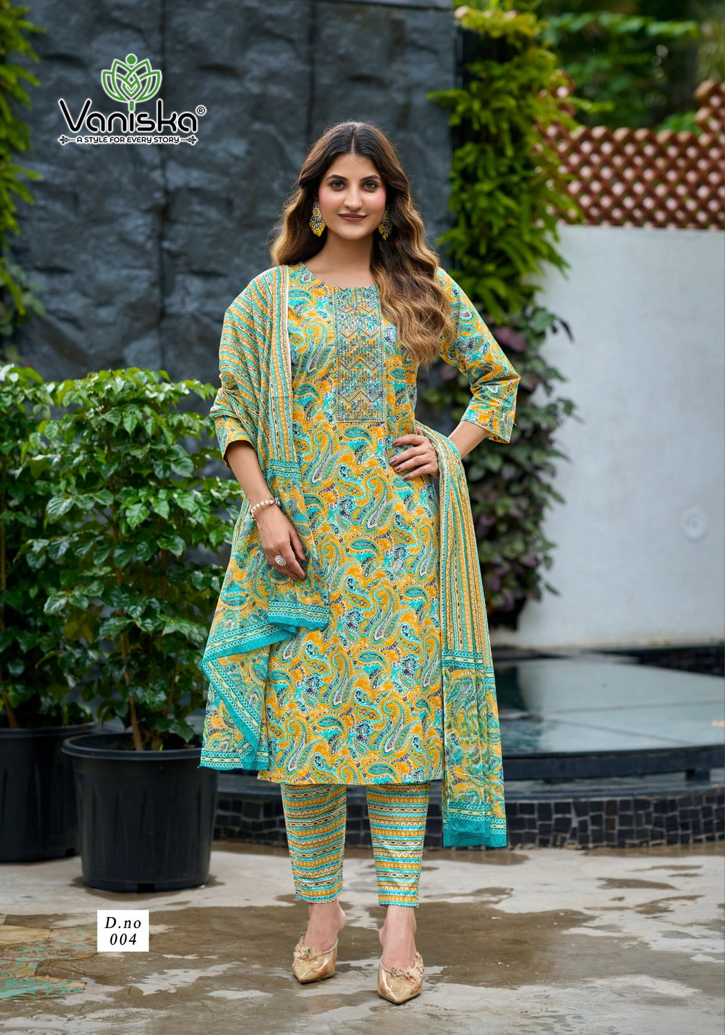 Trendy Cotton Vol 1 Vaniska Readymade Pant Style Suits Exporter Ahmedabad
