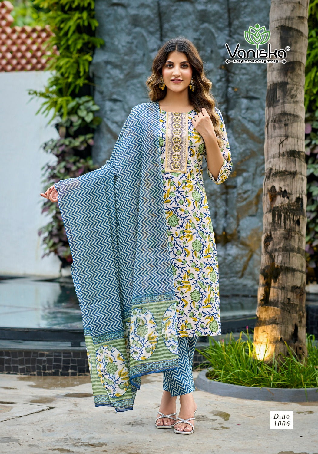 Trendy Cotton Vol 1 Vaniska Readymade Pant Style Suits Exporter Ahmedabad