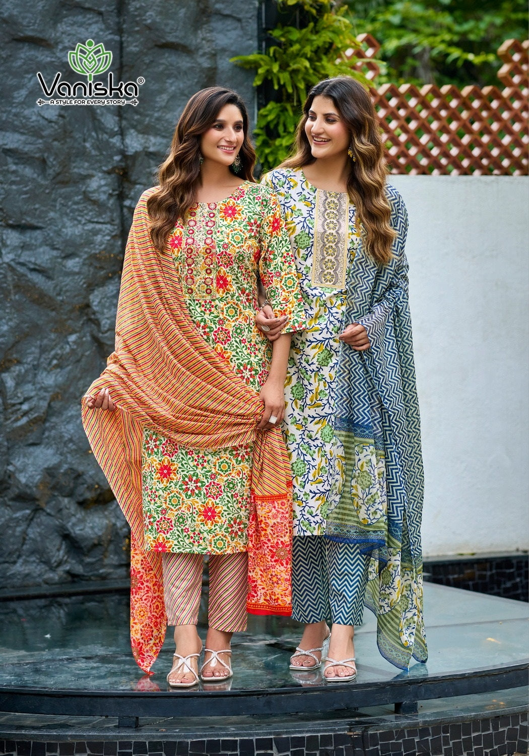 Trendy Cotton Vol 1 Vaniska Readymade Pant Style Suits Exporter Ahmedabad