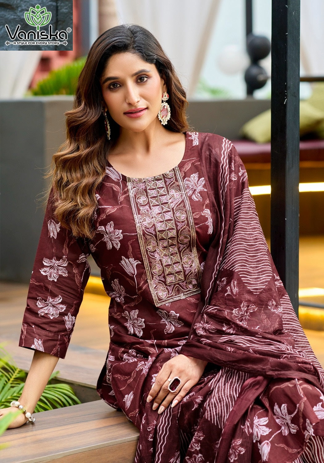Trendy Cotton Vol 1 Vaniska Readymade Pant Style Suits Exporter Ahmedabad