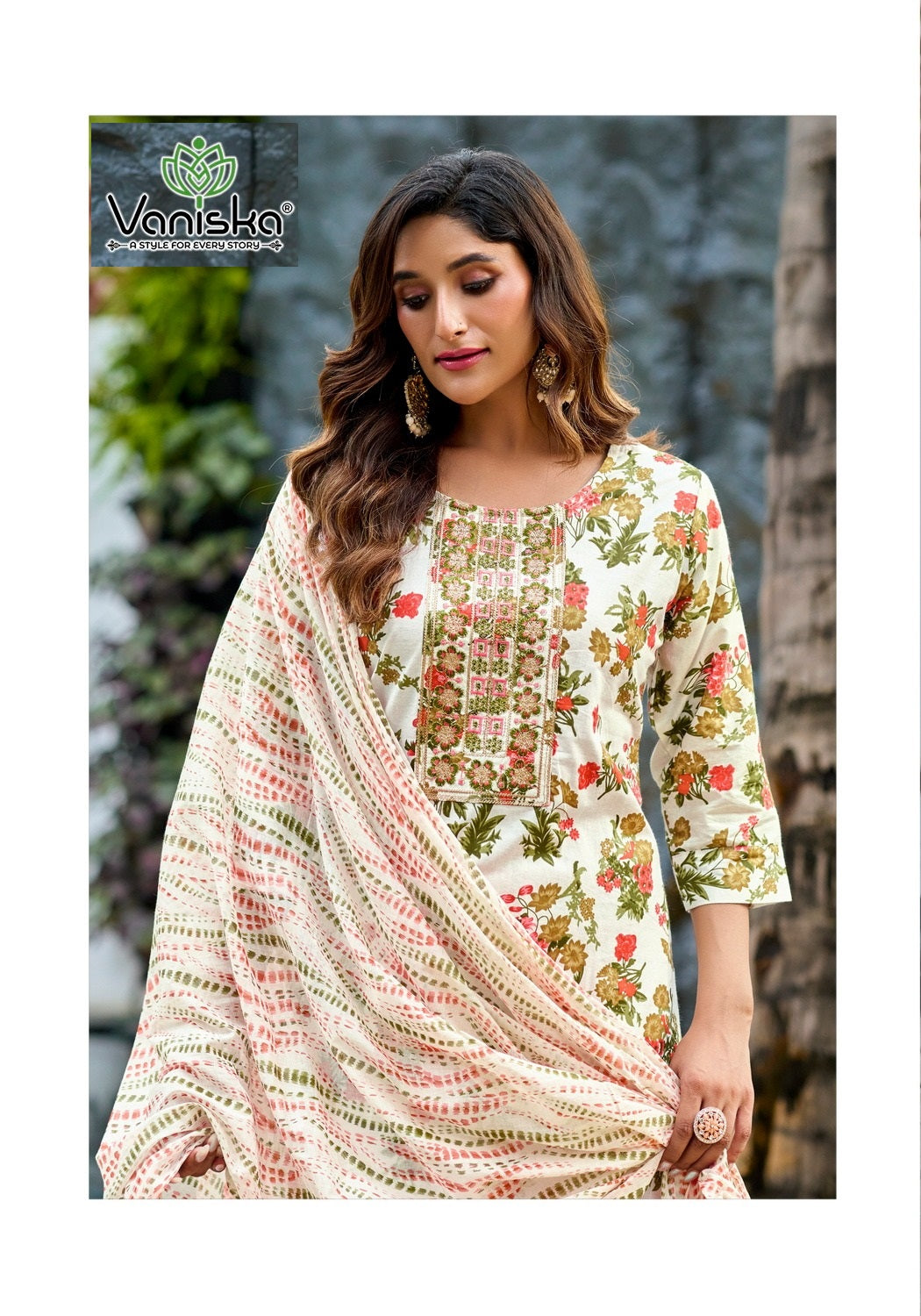 Trendy Cotton Vol 1 Vaniska Readymade Pant Style Suits Exporter Ahmedabad