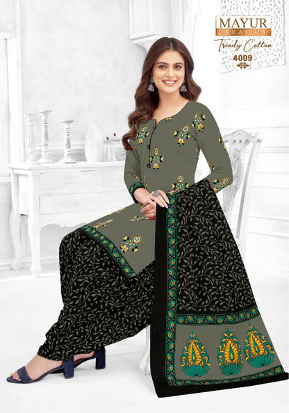 Trendy Vol 4 Mayur Creation Cotton Dress Material Supplier Gujarat