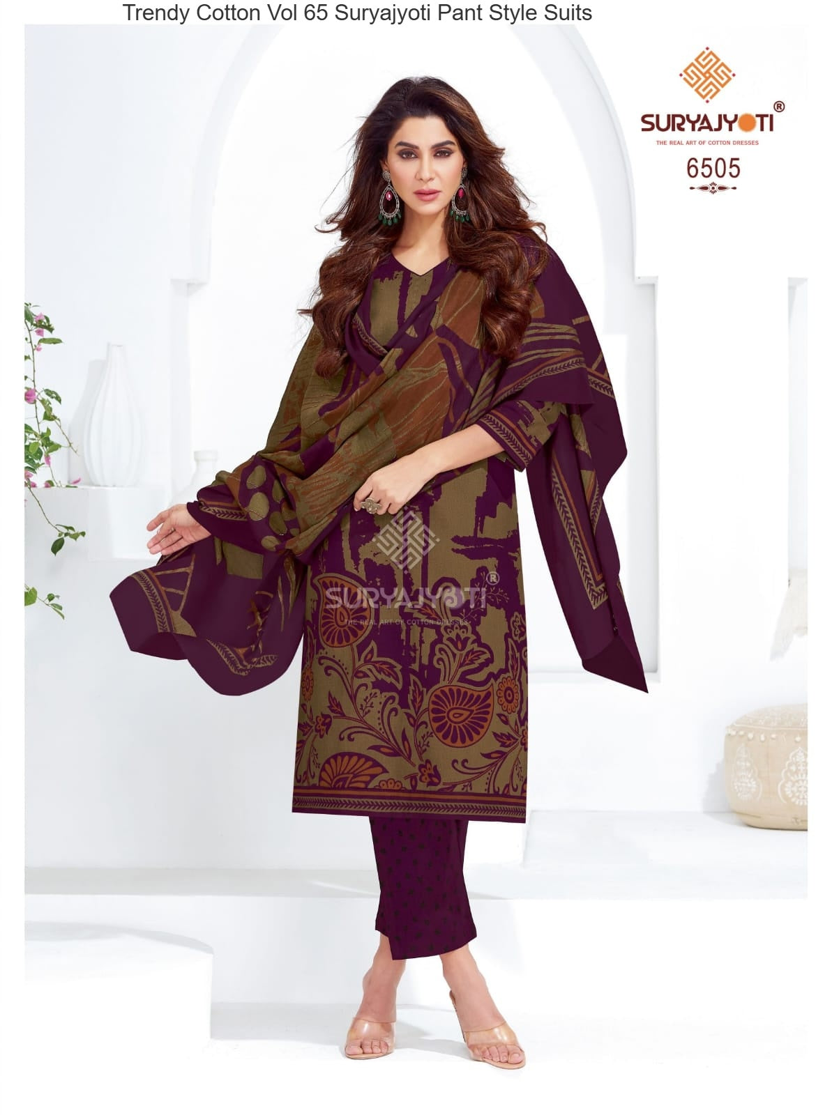 Trendy Cotton Vol 65 Suryajyoti Pant Style Suits Manufacturer Ahmedabad