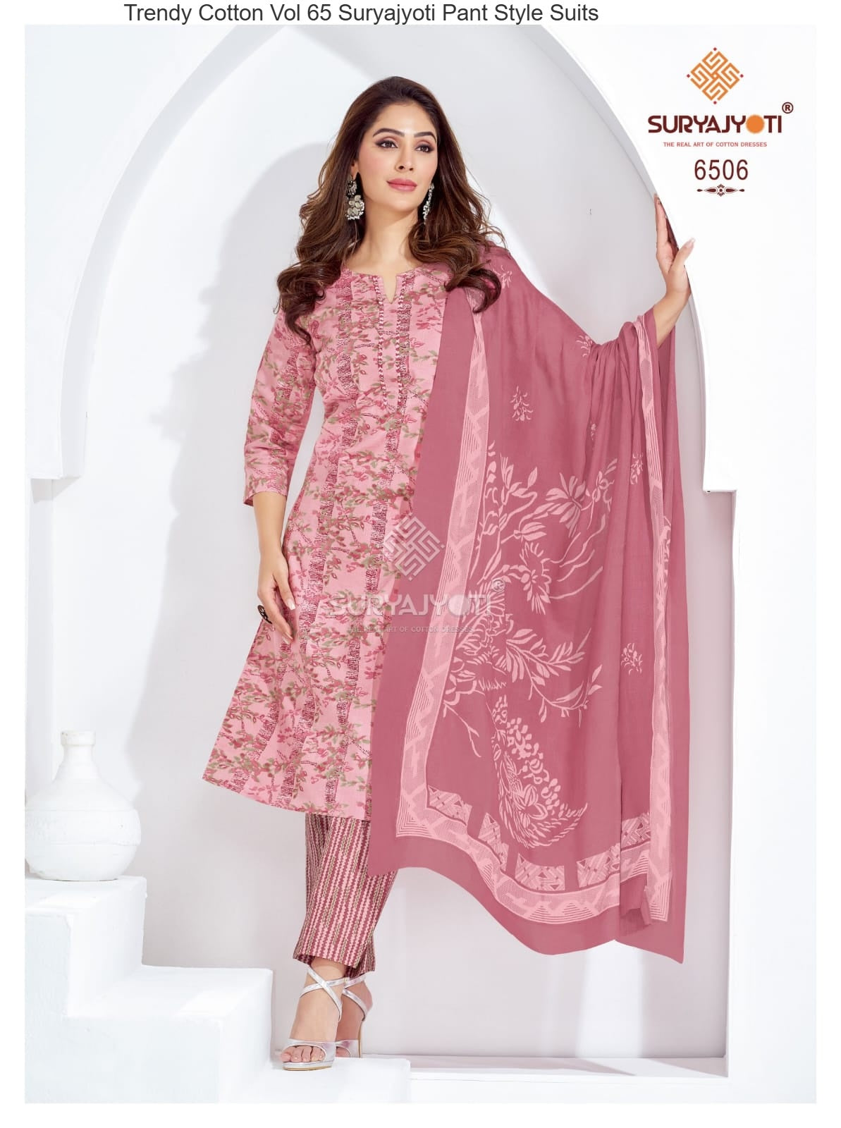 Trendy Cotton Vol 65 Suryajyoti Pant Style Suits Manufacturer Ahmedabad