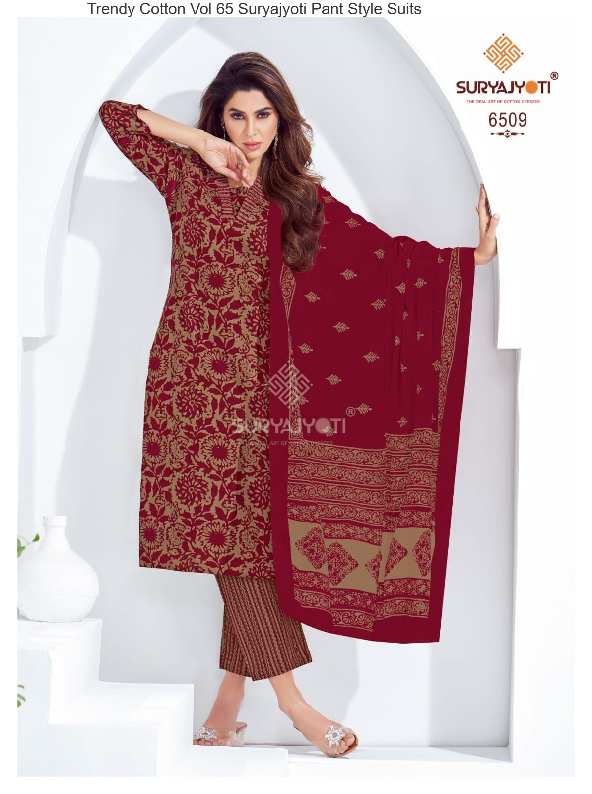 Trendy Cotton Vol 65 Suryajyoti Pant Style Suits Manufacturer Ahmedabad